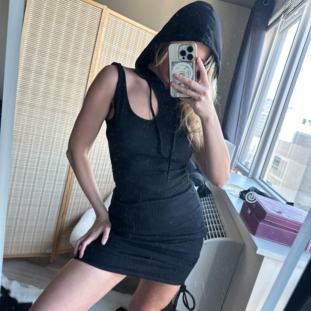Dolls kill Black Hooded Dress